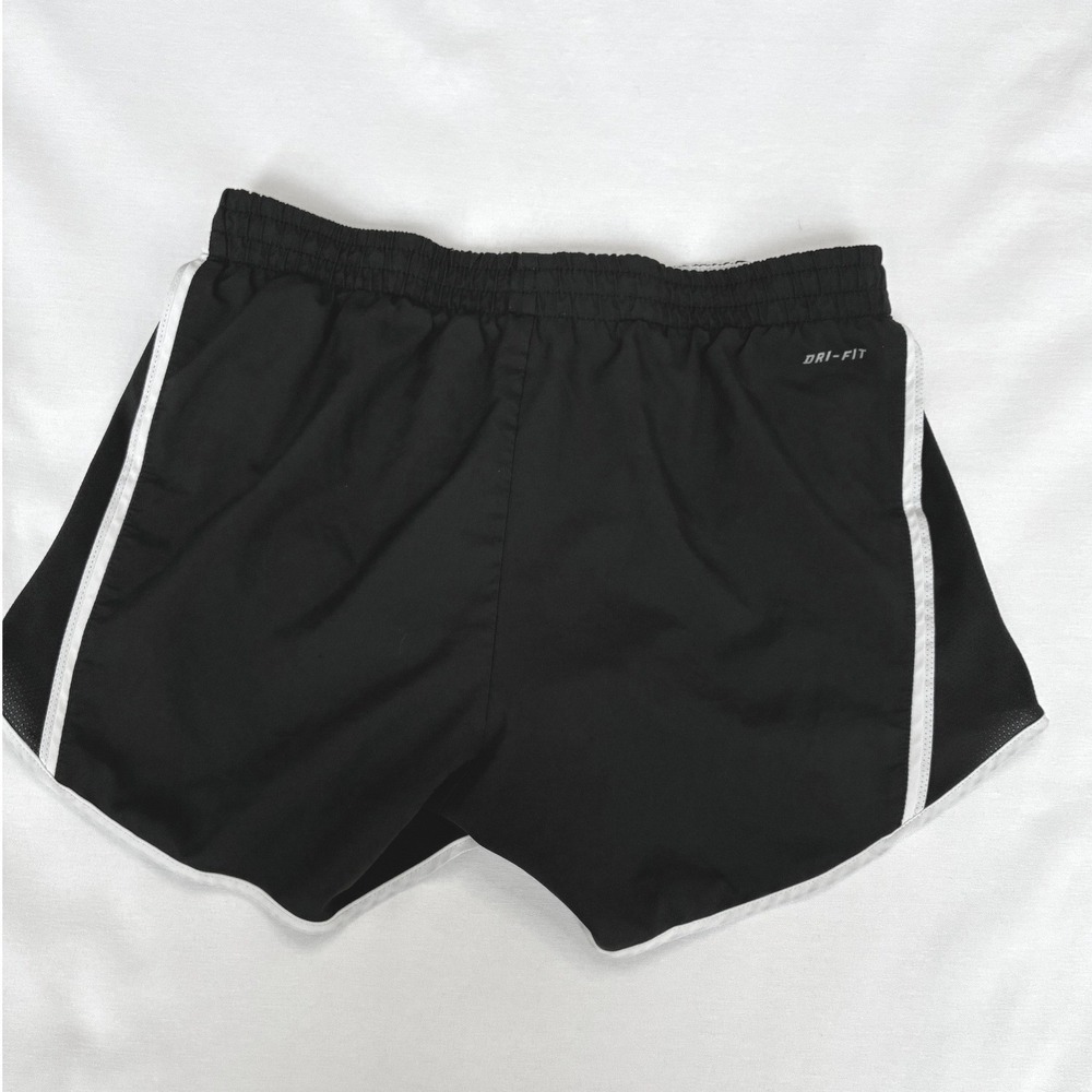 Nike Dri-FIT Shorts Black White Women's Size Small 3.75 Inch Inseam - Picture 2 of 10